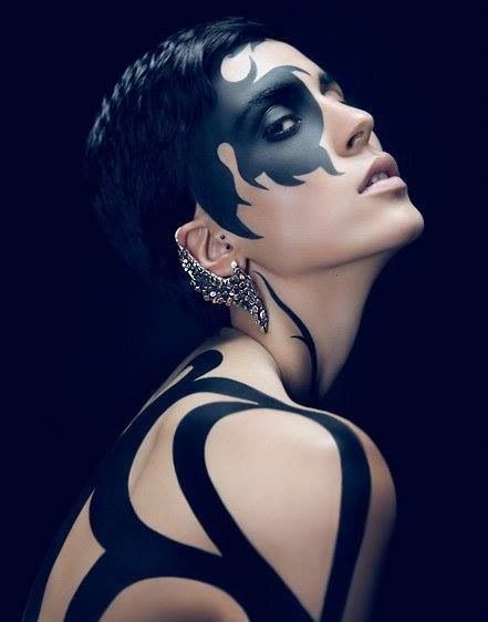 Черный театральный грим